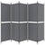 Galleria Design 5-Panel Room Divider Anthracite 250x180 cm Fabric