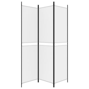 Galleria Design 3-Panel Room Divider White 150x200 cm Fabric