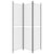 Galleria Design 3-Panel Room Divider White 150x200 cm Fabric