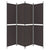 Galleria Design 4-Panel Room Divider Brown 200x200 cm Fabric