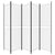 Galleria Design 5-Panel Room Divider White 250x200 cm Fabric