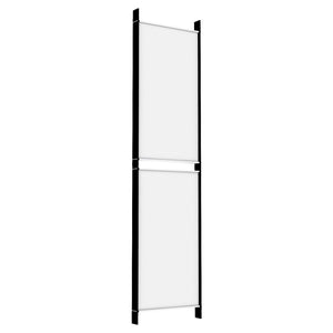 Galleria Design 5-Panel Room Divider White 250x200 cm Fabric