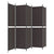 Galleria Design 5-Panel Room Divider Brown 250x200 cm Fabric