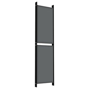 Galleria Design 5-Panel Room Divider Anthracite 250x200 cm Fabric