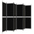 Galleria Design 6-Panel Room Divider Black 300x200 cm Fabric