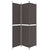 Galleria Design 3-Panel Room Divider Brown 150x220 cm Fabric