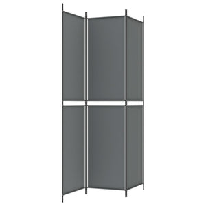 Galleria Design 3-Panel Room Divider Anthracite 150x220 cm Fabric