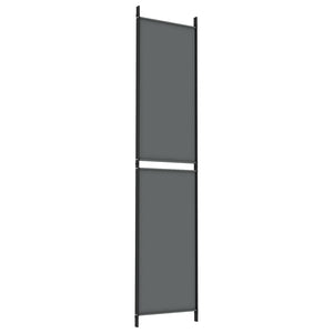 Galleria Design 3-Panel Room Divider Anthracite 150x220 cm Fabric