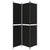 Galleria Design 3-Panel Room Divider Black 150x220 cm Fabric