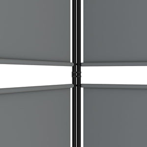 Galleria Design 4-Panel Room Divider Anthracite 200x220 cm Fabric