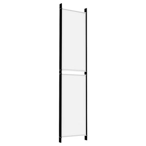 Galleria Design 5-Panel Room Divider White 250x220 cm Fabric