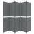 Galleria Design 5-Panel Room Divider Anthracite 250x220 cm Fabric