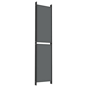 Galleria Design 6-Panel Room Divider Anthracite 300x220 cm Fabric