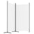 Galleria Design 2-Panel Room Divider White 175x180 cm Fabric