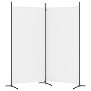 Galleria Design 2-Panel Room Divider White 175x180 cm Fabric