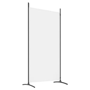 Galleria Design 2-Panel Room Divider White 175x180 cm Fabric