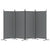 Galleria Design 4-Panel Room Divider Anthracite 346x180 cm Fabric