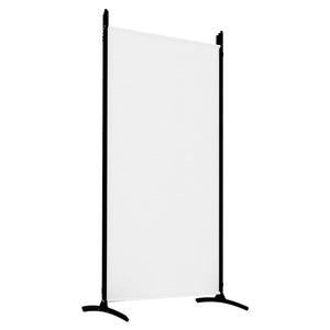 Galleria Design 5-Panel Room Divider White 433x180 cm Fabric