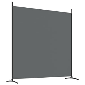 Galleria Design 2-Panel Room Divider Anthracite 348x180 cm Fabric