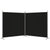 Galleria Design 2-Panel Room Divider Black 348x180 cm Fabric