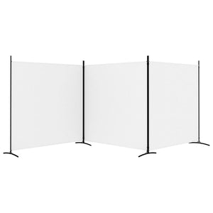 Galleria Design 3-Panel Room Divider White 525x180 cm Fabric