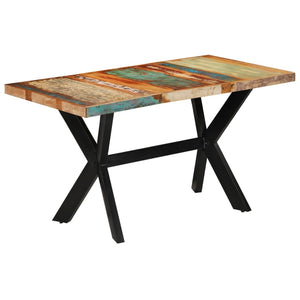 Galleria Design Dining Table 120x55x76 cm Solid Wood Reclaimed