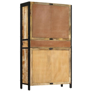 Galleria Design Highboard 100x40x175 cm Solid Rough Wood Mango