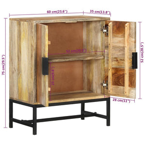 Galleria Design Sideboard 60x35x75 cm Solid Wood Mango