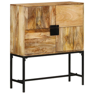 Galleria Design Highboard 80x30x95 cm Solid Rough Wood Mango