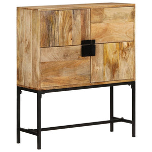 Galleria Design Highboard 80x30x95 cm Solid Rough Wood Mango