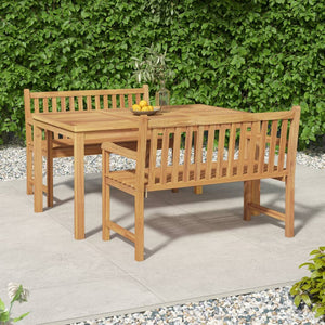 Galleria Design 3 Piece Garden Dining Set Solid Wood Teak