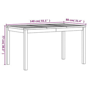 Galleria Design 3 Piece Garden Dining Set Solid Wood Teak