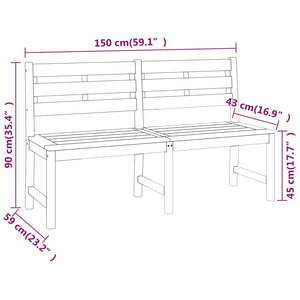 Galleria Design 3 Piece Garden Dining Set Solid Wood Teak