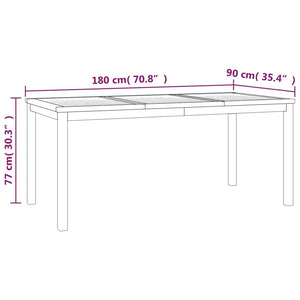 Galleria Design 3 Piece Garden Dining Set Solid Wood Teak