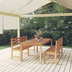 Galleria Design 3 Piece Garden Dining Set Solid Wood Teak