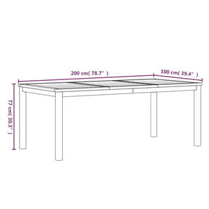 Galleria Design 3 Piece Garden Dining Set Solid Wood Teak