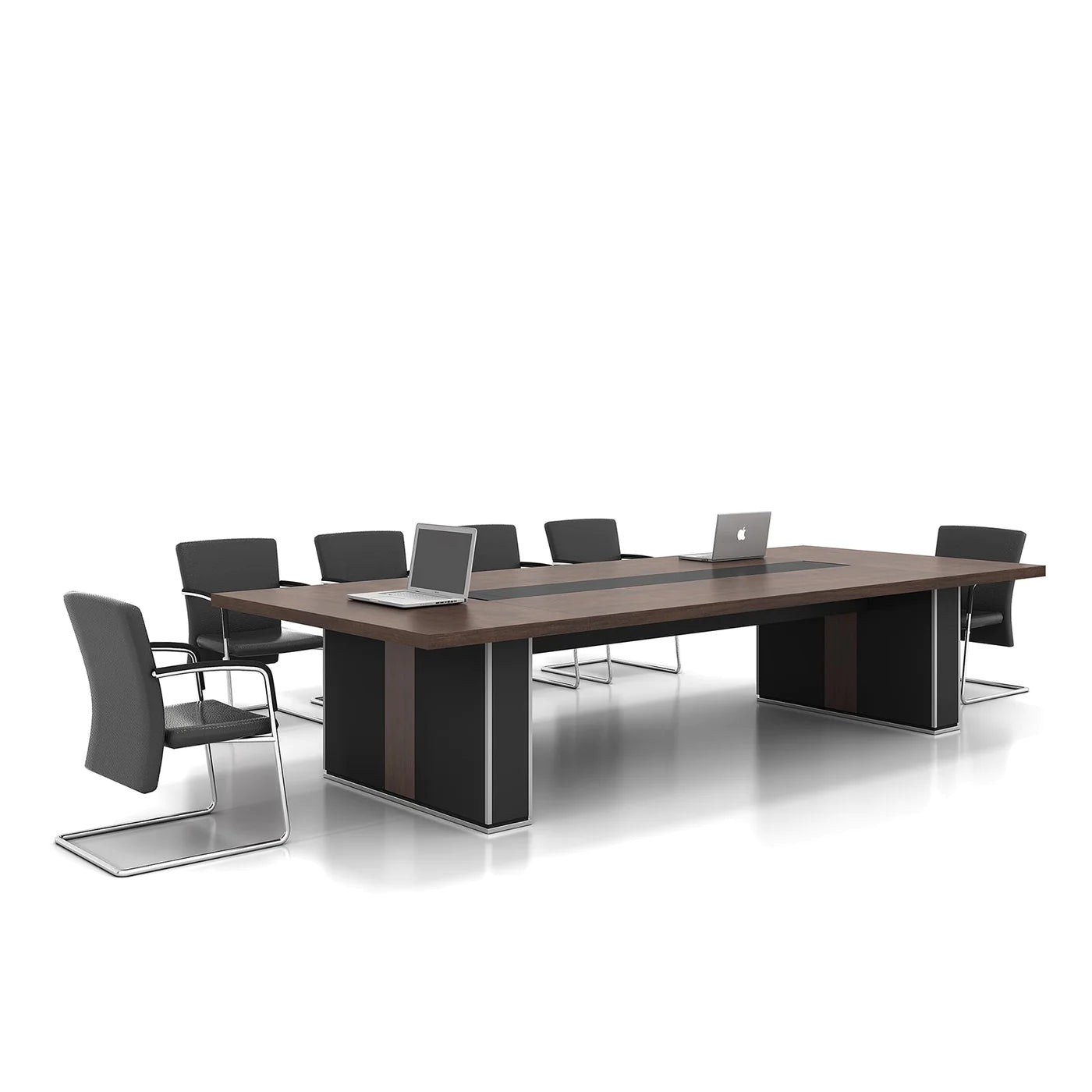 Boat Shaped Rectangular Conference Table