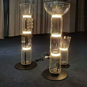 Italy Design Heavy Glass Nordic LED Floor Lights Indoor - Floor Lamps