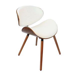 European Bentwood modern luxury leather dining chair back, beetle shape