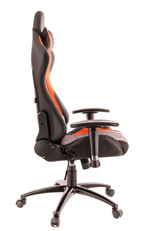 Lotus Gaming Chair Black / Orange